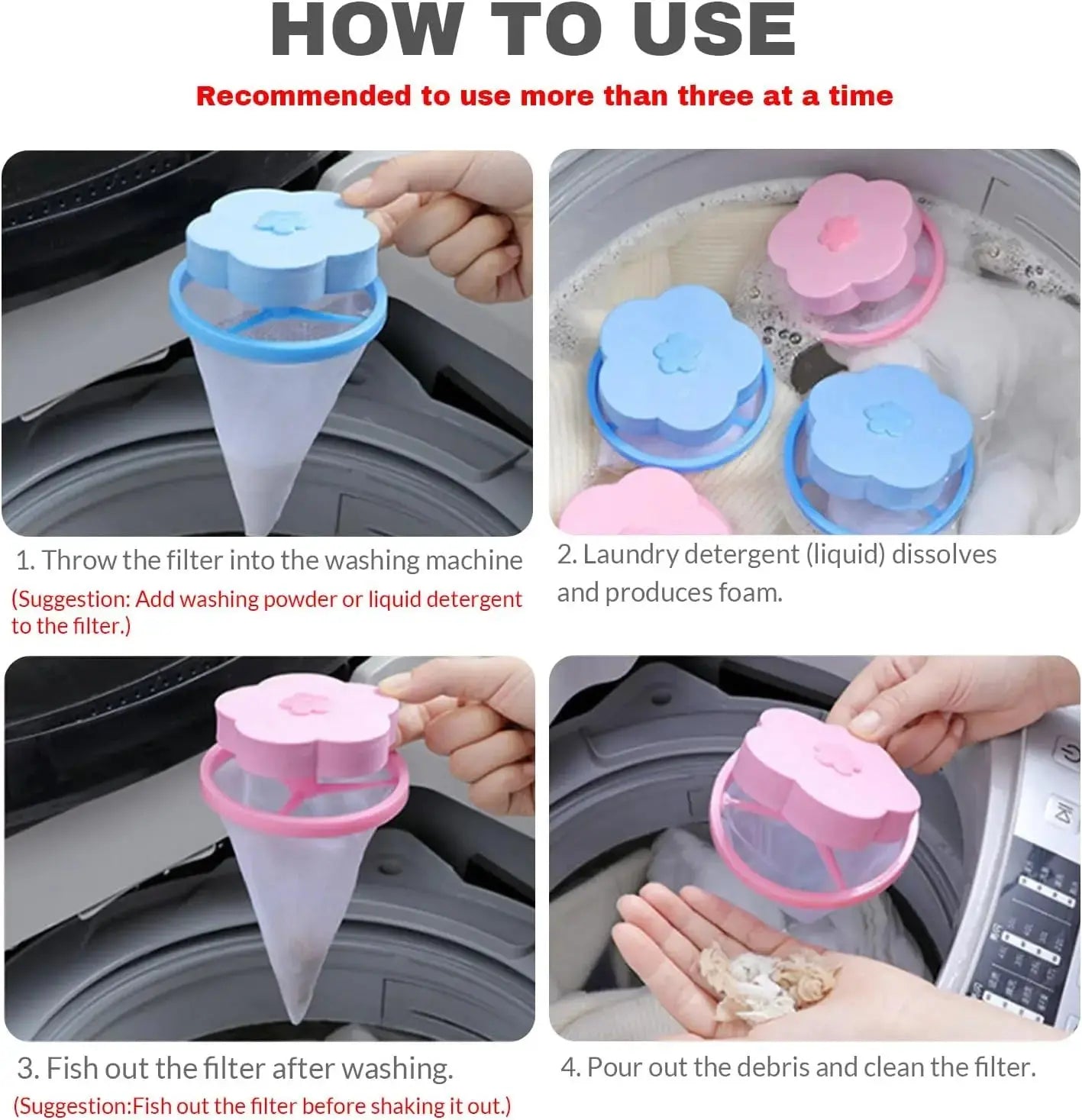 Laundry Hair Remover Bundle