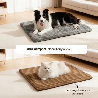 Self-heating pet mat